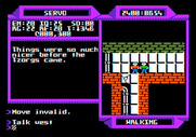 2400 A.D. for Apple II - This guy isn't very happy with the state of things...