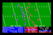 4th & Inches for Apple IIgs - Selecting the next play.