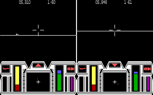 Top Gun IBM PC/Compatibles Screenshot: Game start.