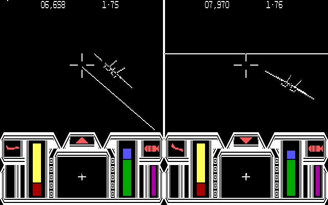 Top Gun IBM PC/Compatibles Screenshot: Targets in sight!