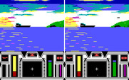 Top Gun for IBM PC/Compatibles - Takeoff from the aircraft carrier...