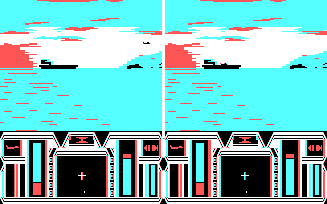 Top Gun IBM PC/Compatibles Screenshot: Taking off...