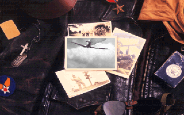 Aces Over Europe IBM PC/Compatibles Screenshot: Part of the introduction.