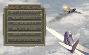 Aces Over Europe for IBM PC/Compatibles - The main menu.
