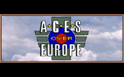 Aces Over Europe for IBM PC/Compatibles - Title screen.