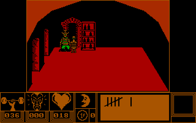 Eden Blues IBM PC/Compatibles Screenshot: I've been caught! Looks like game over again...