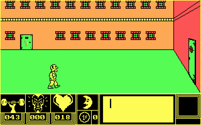 Eden Blues IBM PC/Compatibles Screenshot: Ah, another door! I wonder what's in here...