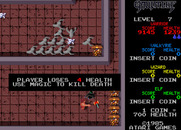 Gauntlet for Arcade - Death drains health quickly.