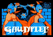 Gauntlet for Apple II - Title screen.