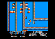 Gauntlet for Apple II - There are numerous grunts to fight on this level.