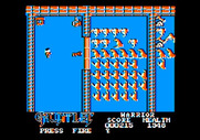 Gauntlet for Apple II - Use keys to open doors.