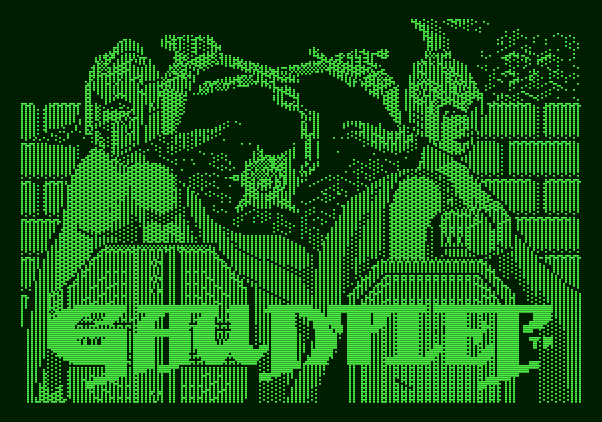 Gauntlet Apple II Screenshot: Title screen.
