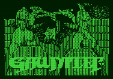 Gauntlet for Apple II - Title screen.