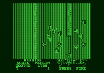 Gauntlet for Apple II - Ghosts attack...