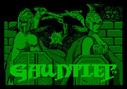 Gauntlet for Apple II - Title screen.