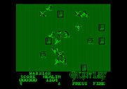 Gauntlet for Apple II - Level 3 doesn't have a lot of walls, but has numerous opponents!