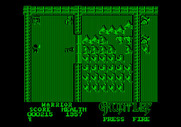 Gauntlet for Apple II - Level 2  begins with quite a few ghosts!