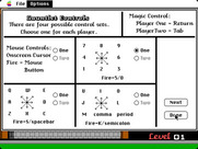 Gauntlet for Macintosh - Control options.