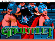 Gauntlet for Macintosh - Title screen.