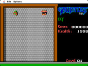 Gauntlet for Macintosh - Game start.