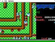 Gauntlet for Macintosh - Wandering down the narrow corridors...