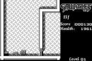 Gauntlet for Macintosh - Here's a key, and the level exit...