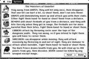 Gauntlet for Macintosh - The monsters of Gauntlet.