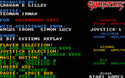 Gauntlet for Atari ST - The main menu.