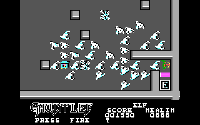 Gauntlet IBM PC/Compatibles Screenshot: The exit!