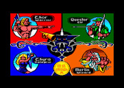 Gauntlet for Amstrad CPC - Select a character.
