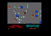 Gauntlet for Amstrad CPC - Surrounded by ghosts!