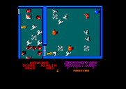 Gauntlet for Amstrad CPC - A mix of opponent types begin to attack at once...