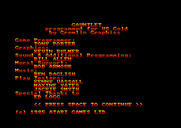 Gauntlet for Amstrad CPC - Credits screen.
