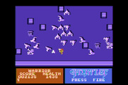 Gauntlet for Atari 8-bit - Surrounded by ghosts!