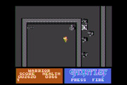 Gauntlet for Atari 8-bit - This level starts you out with a bonus potion and key.
