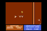 Gauntlet for Atari 8-bit - Here come some ghosts!