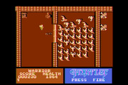 Gauntlet for Atari 8-bit - An army of ghosts behind this door!