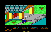 Paperboy for IBM PC/Compatibles - Oops, a crash!