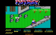 Paperboy for IBM PC/Compatibles - Earn extra points for hitting grave stones.
