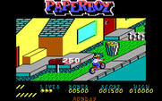 Paperboy for IBM PC/Compatibles - A successful paper delivery.