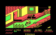 Paperboy for IBM PC/Compatibles - Don't run into the many obstacles!