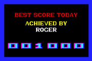 Paperboy for Apple IIgs - The high score for today...
