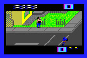 Paperboy for Apple IIgs - Your first house to deliver to...