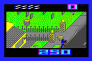 Paperboy for Apple IIgs - Pick up the bundle of papers to replenish your supply...