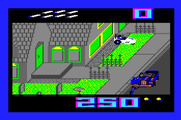 Paperboy for Apple IIgs - Grey houses aren't your customers; also, don't crash into cars!