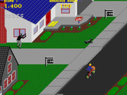Paperboy for Arcade - Stop this burgler for bonus points.