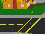 Paperboy for Arcade - Game start.