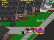 Paperboy for Arcade - Smack! I was hit by a car.