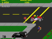 Paperboy for Arcade - Avoid the cars when crossing streets...