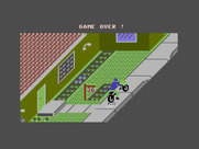 Paperboy for Commodore 16 & Plus/4 - Game over.